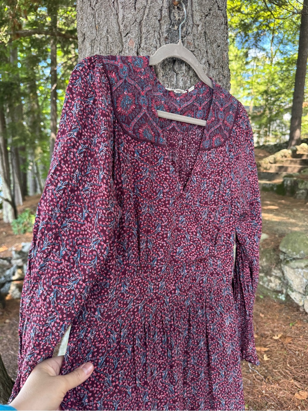 Fat Face Boho Longsleeve Maxi Dress 10 - Picture 5 of 16